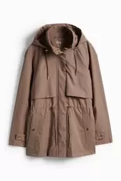 Jacket with hood - water-repellent