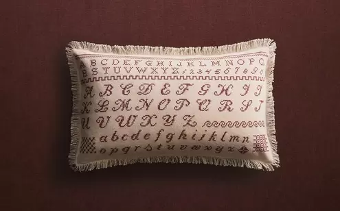 CHRISTMAS ALPHABET CUSHION COVER