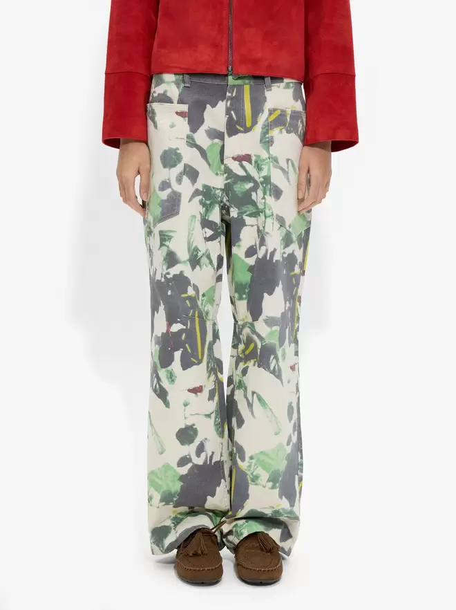 Printed jeans 100% cotton