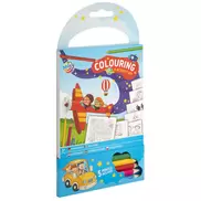 Kifestő és foglalkoztazó szett 5 ceruzával, 2 féle