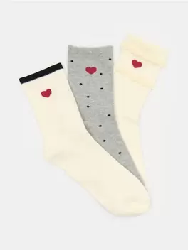 bordázott zoknik 3 pack