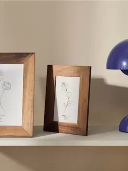 Fényképkeret fával