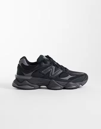 New Balance 9060 trainers in triple black