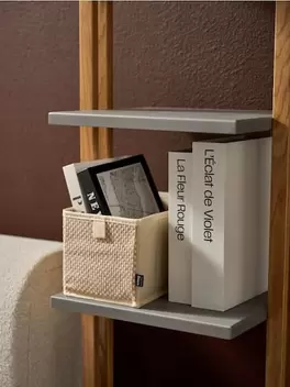 Tárolókosár fonott előlappal