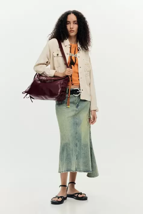 Denim trucker jacket