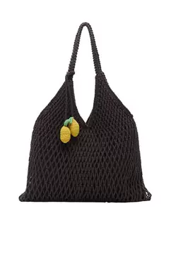 Makramé shopper táska