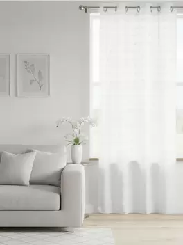 Karikás függöny pöttyös textúrával