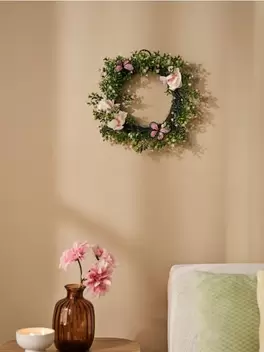Tavaszi dekoratív koszorú