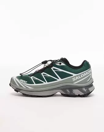 Salomon XT-6 trainers in bistro green