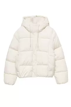 Kapucnis steppelt kabát