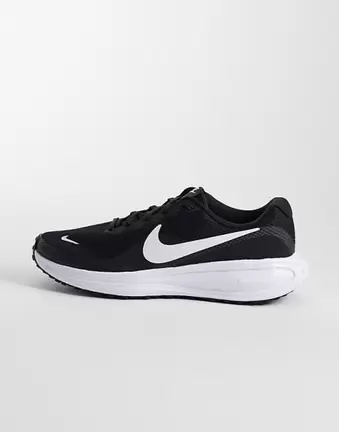 Nike Running Revolution 8 trainers in black and white
