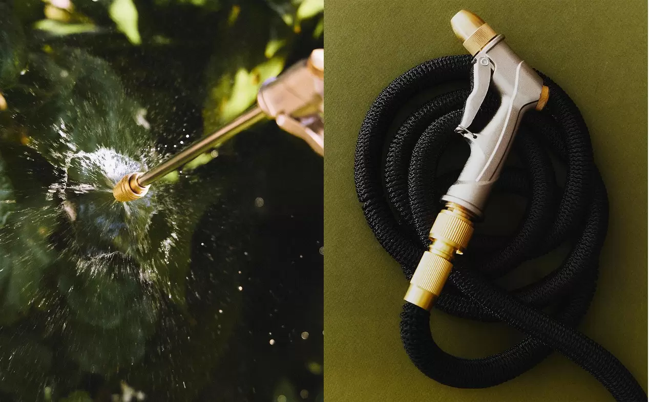 GARDEN WATERING GUN AND HOSE