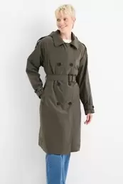 Technical trench coat