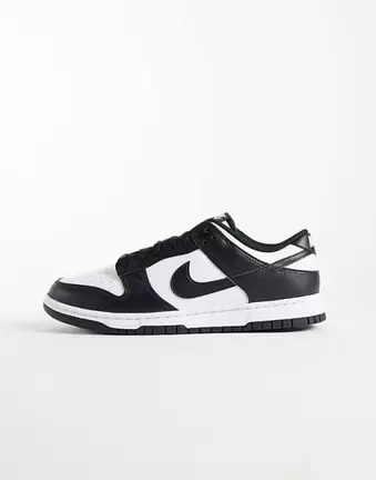 Nike Dunk low retro trainer in black and white
