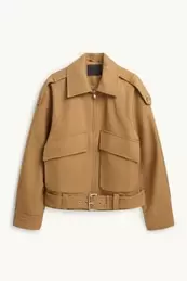 Jacket with belt
