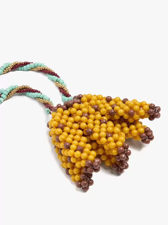 Long necklace with banana pendant