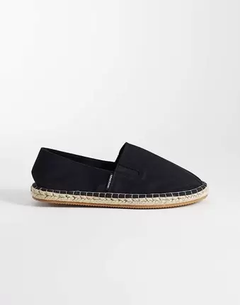 Jack & Jones espadrille sandals in black