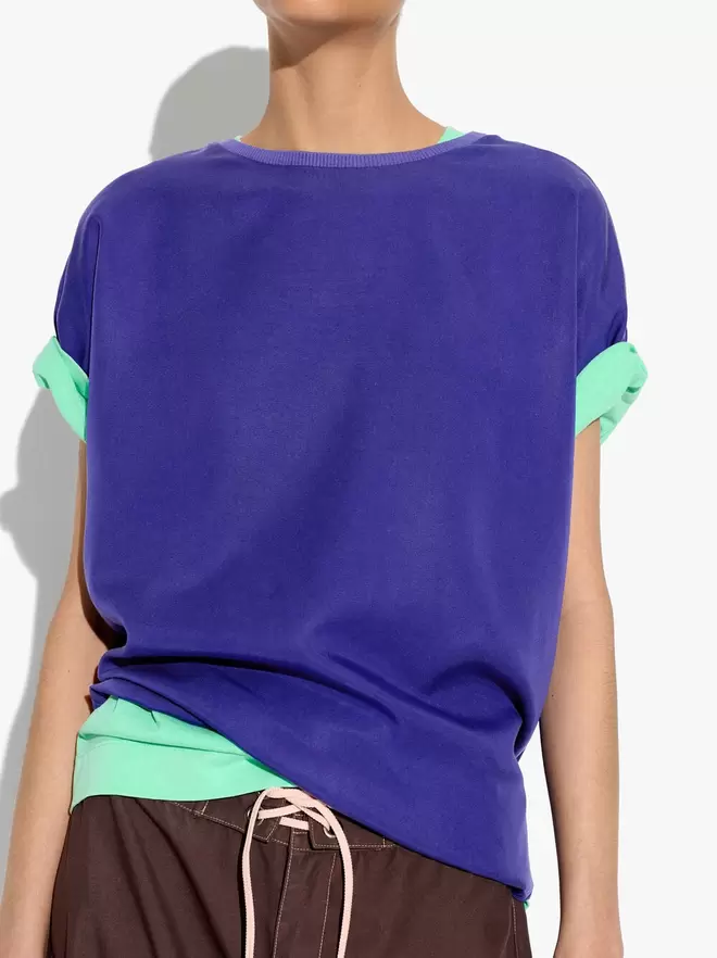 Lyocell t-shirt plain