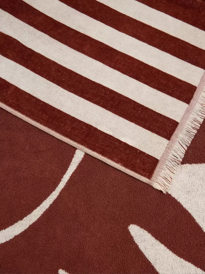 Printed beach towel 100% cotton