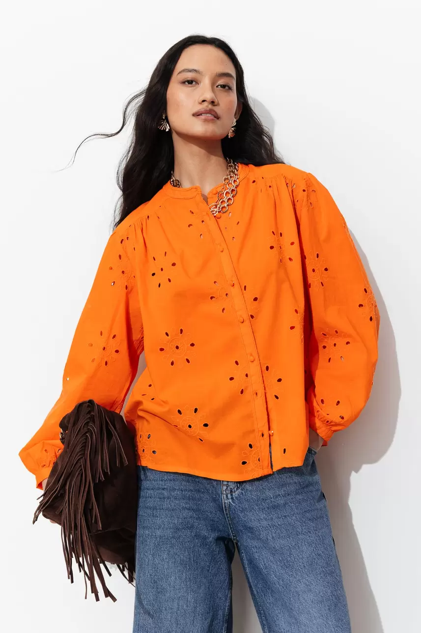 Broderie anglaise shirt