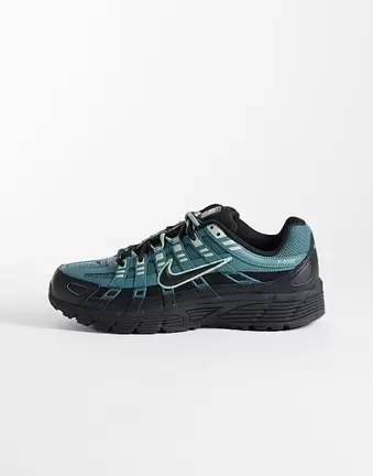Nike P-6000 Premium trainers in black and grey