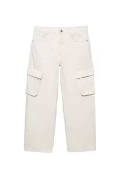 Oldalzsebes baggy farmernadrág