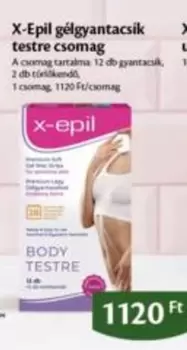 X-Epil gélgyantacsk testre csomag