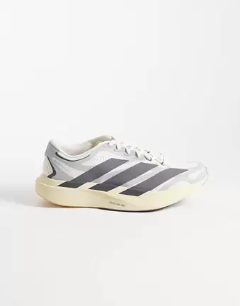 adidas Running Adizero EVO SL EXO trainers in white black and silver
