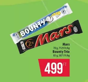 Mars, Bounty Trio