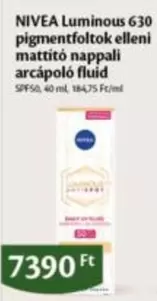 Luminous 630 pigmentfoltok elleni mattító nappali arckrém fluid