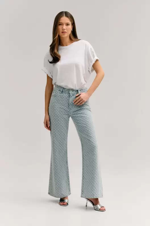 Lurex jeans
