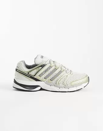 adidas Originals Adistar Control 5 trainers in silver and cream