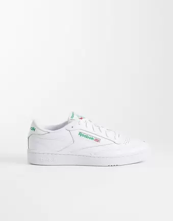 Reebok Club C 85 trainers in all white