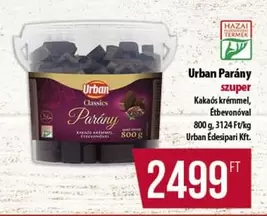 Urban Parány szuper Kakaós krémmel