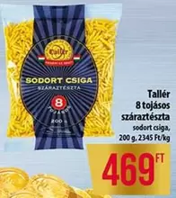 SODORT CSIGA SZÁRAZTESZTA