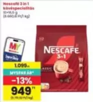3 in 1 kávéspecialitás