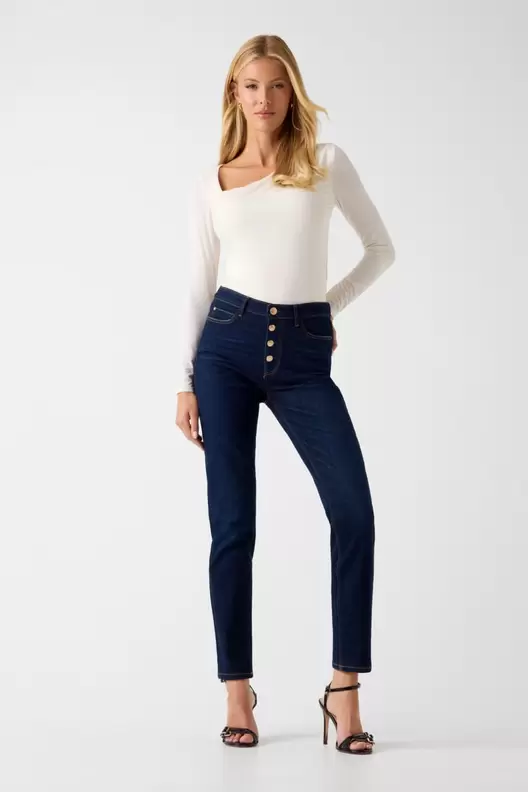1981 Exposed button jeans