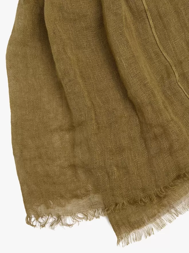 Pashmina with 100% linen