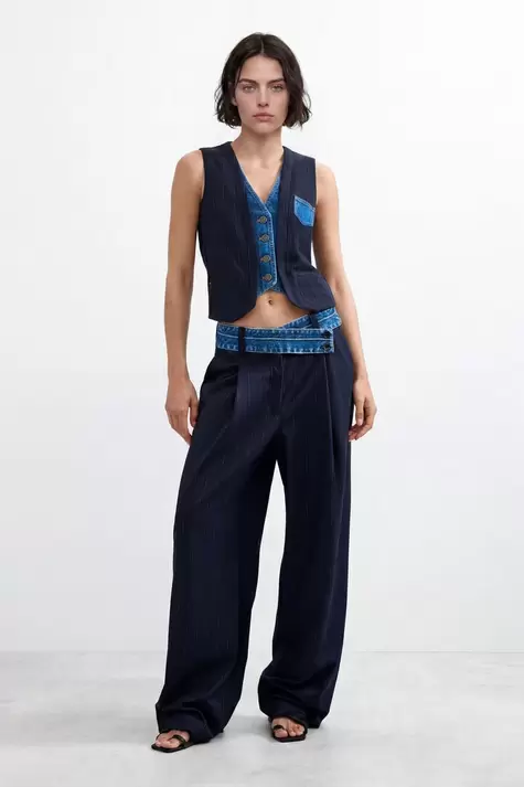 Double lapel vest