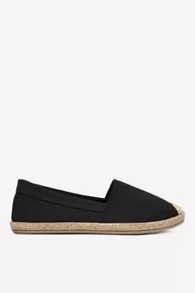 Espadrilles Fekete