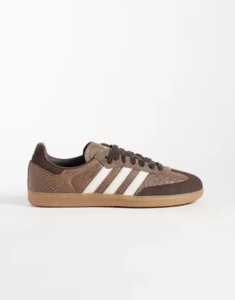 adidas Originals Samba OG trainers in mid brown