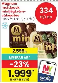 Magnum - multipack mini jégkrém