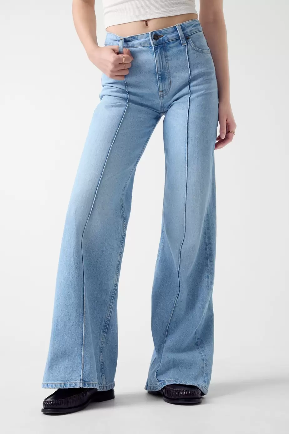 High-rise flare jeans