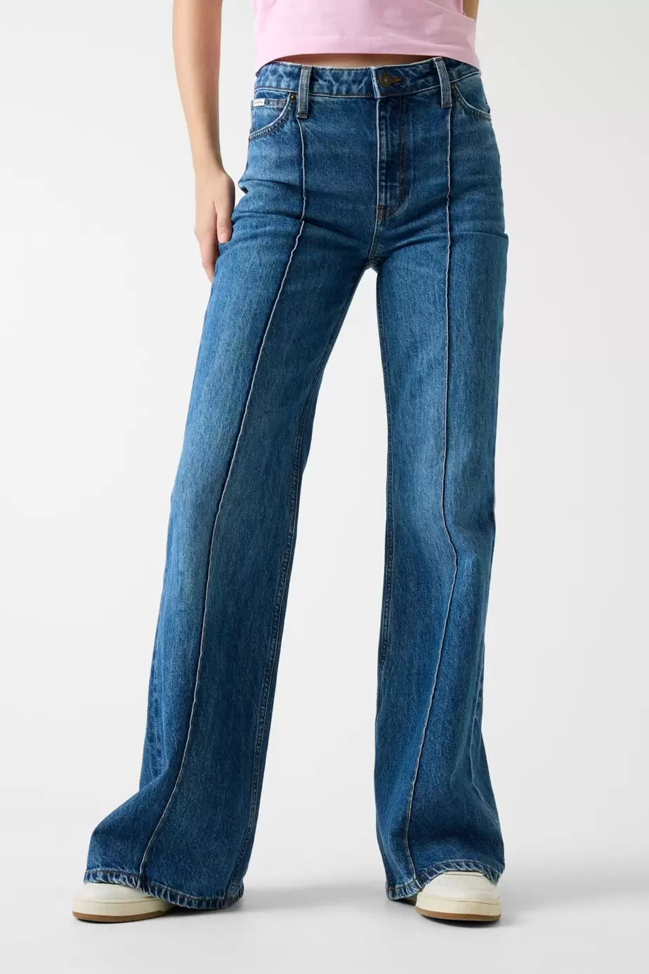 High-rise flare jeans