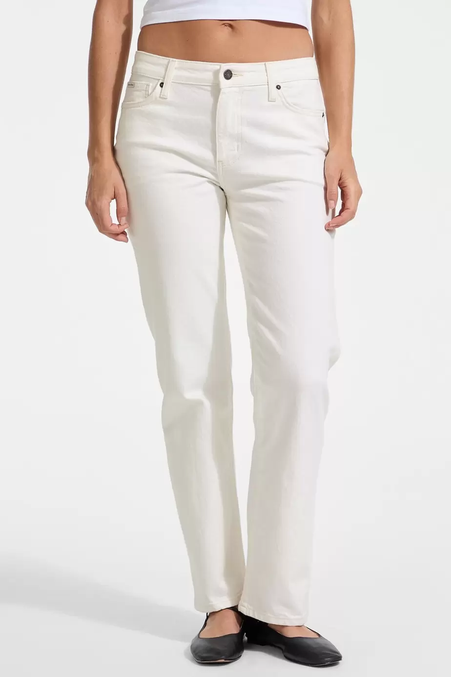 G08 Mid-rise straight jeans