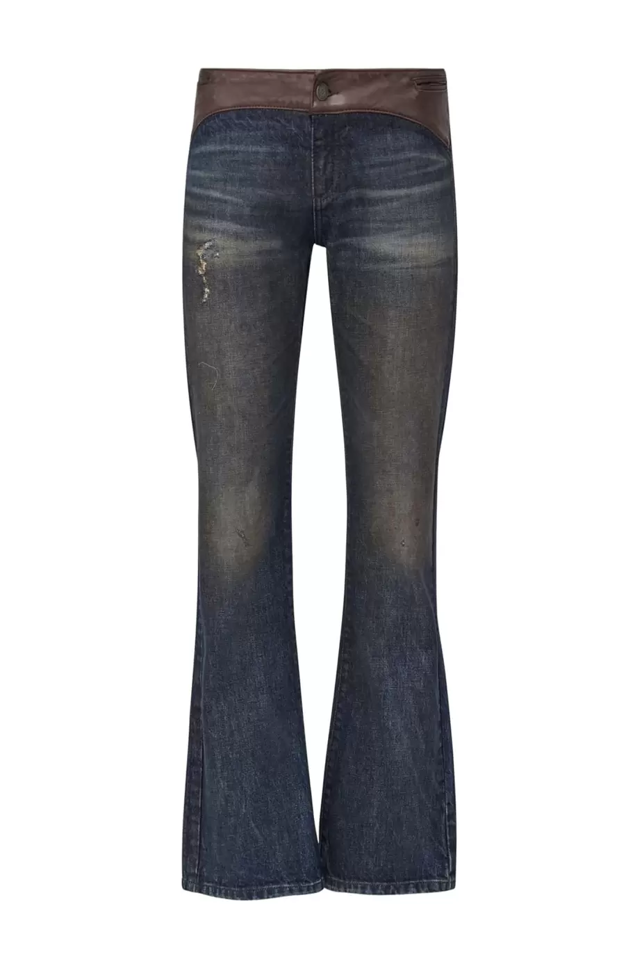 Low rise flare denim pant