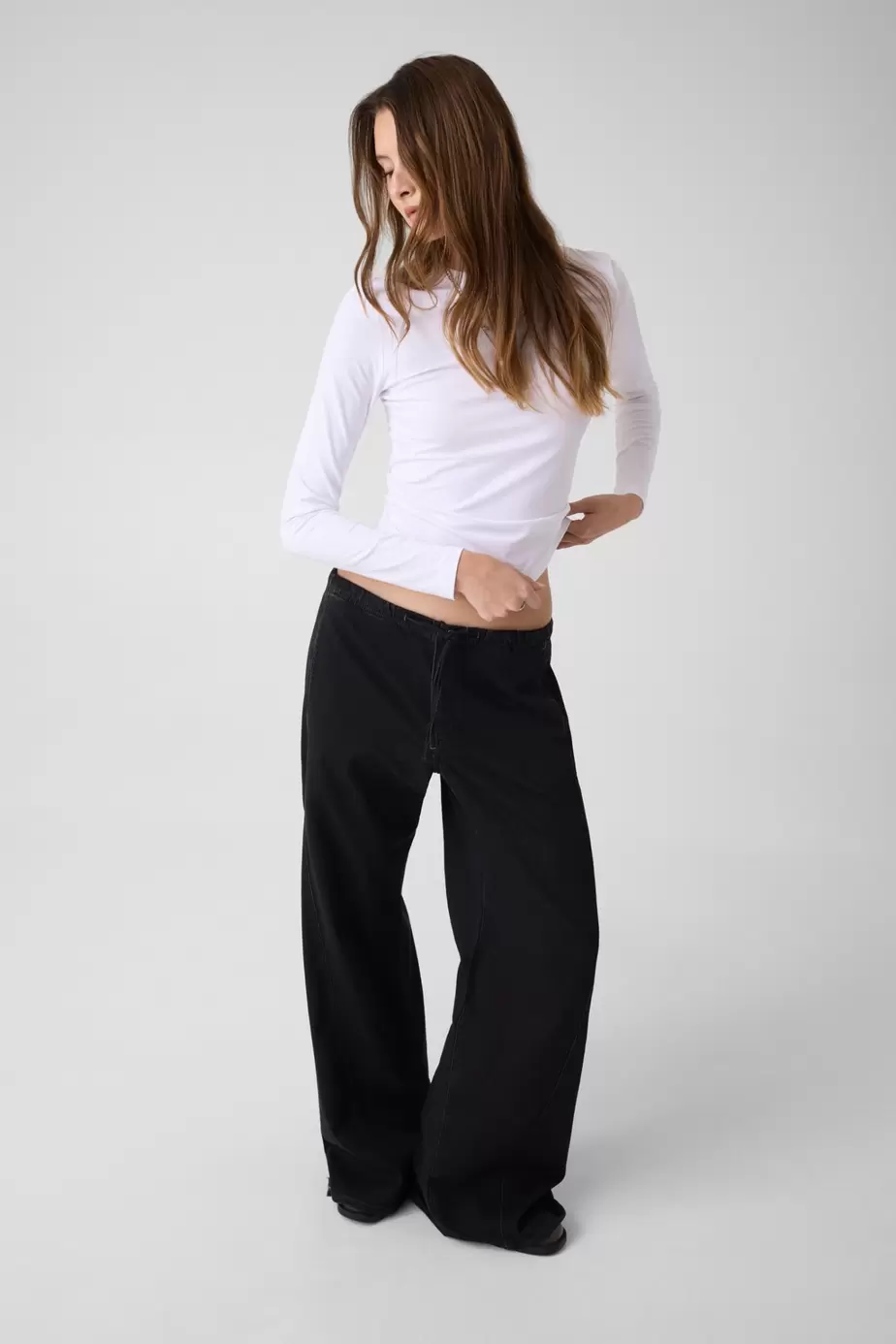 Extrawide-leg jogger jeans