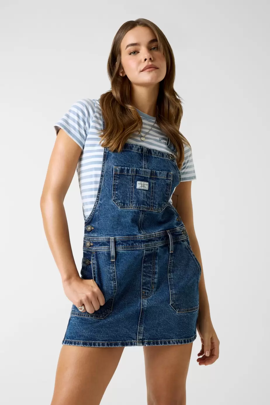 Denim salopette