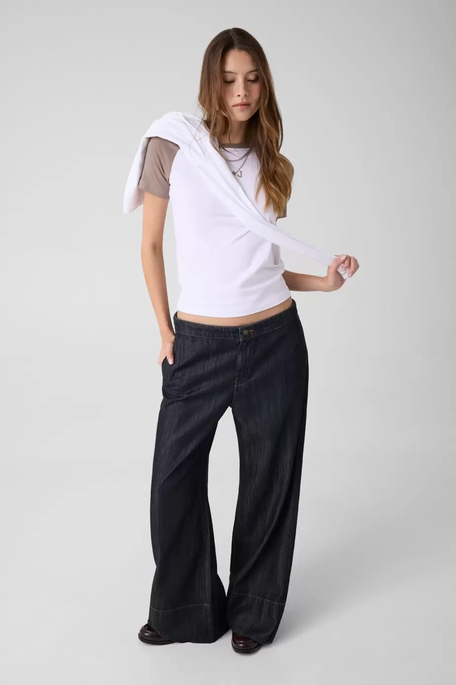 G13 Extra wide-leg jeans