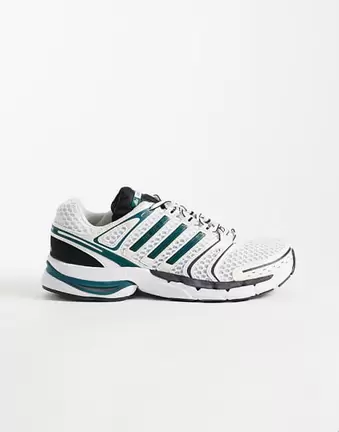 adidas Originals Adistar Control 5 trainers in white and teal